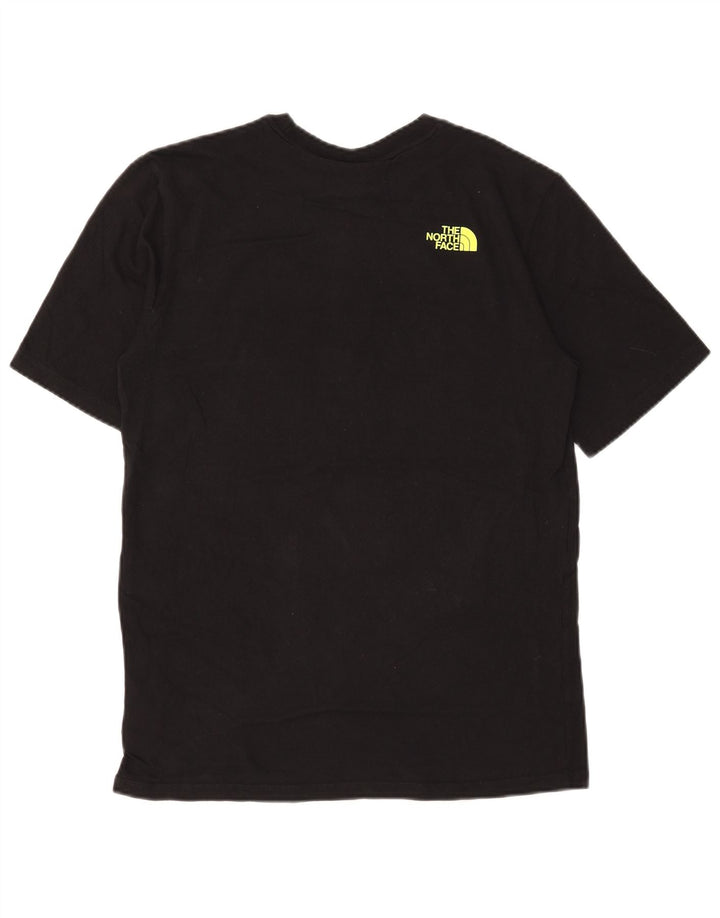 Ανδρικό γραφικό T-Shirt North Face Top Μεσαίο μαύρο βαμβακερό