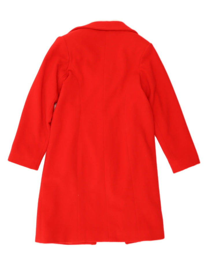 VINTAGE Womens Overcoat UK 14 Large Red Vintage Vintage and Second-Hand Vintage from Messina Hembry 