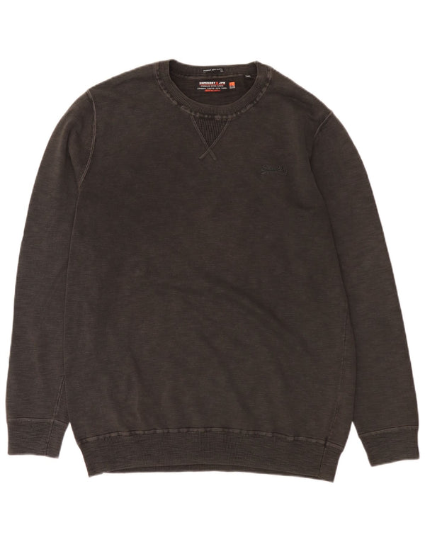 Ανδρικό φούτερ Superdry Jumper 2XL Γκρι βαμβακερό