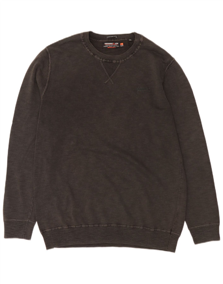Ανδρικό φούτερ Superdry Jumper 2XL Γκρι βαμβακερό
