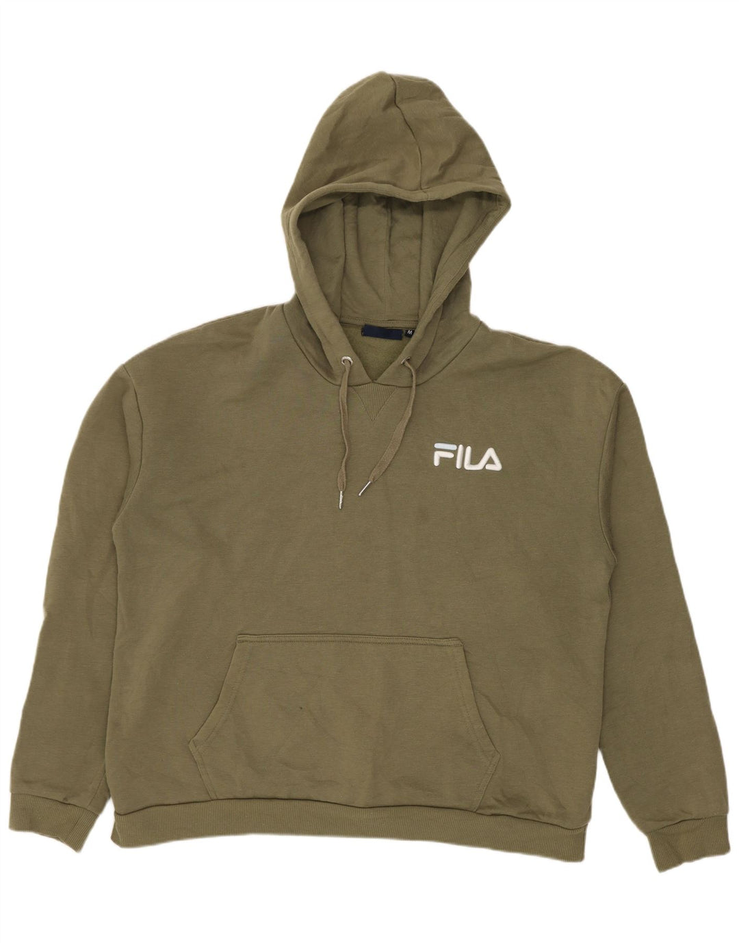 Fila Γυναικείο Hoodie Jumper UK 14 Medium Khaki Polyester