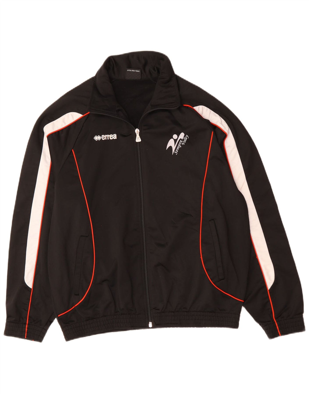 ERREA Ανδρική φόρμα φόρμας γραφικών Top Jacket Large Black Colourblock Polyester