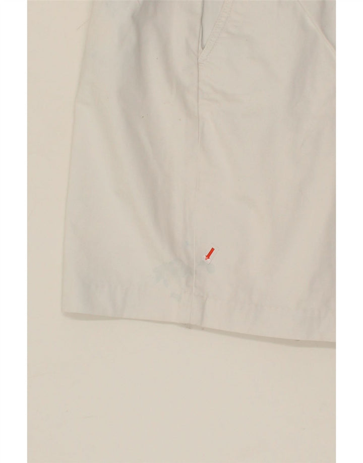 TOMMY HILFIGER Womens Mini Skirt US 6 Medium W32  White Cotton Vintage Tommy Hilfiger and Second-Hand Tommy Hilfiger from Messina Hembry 