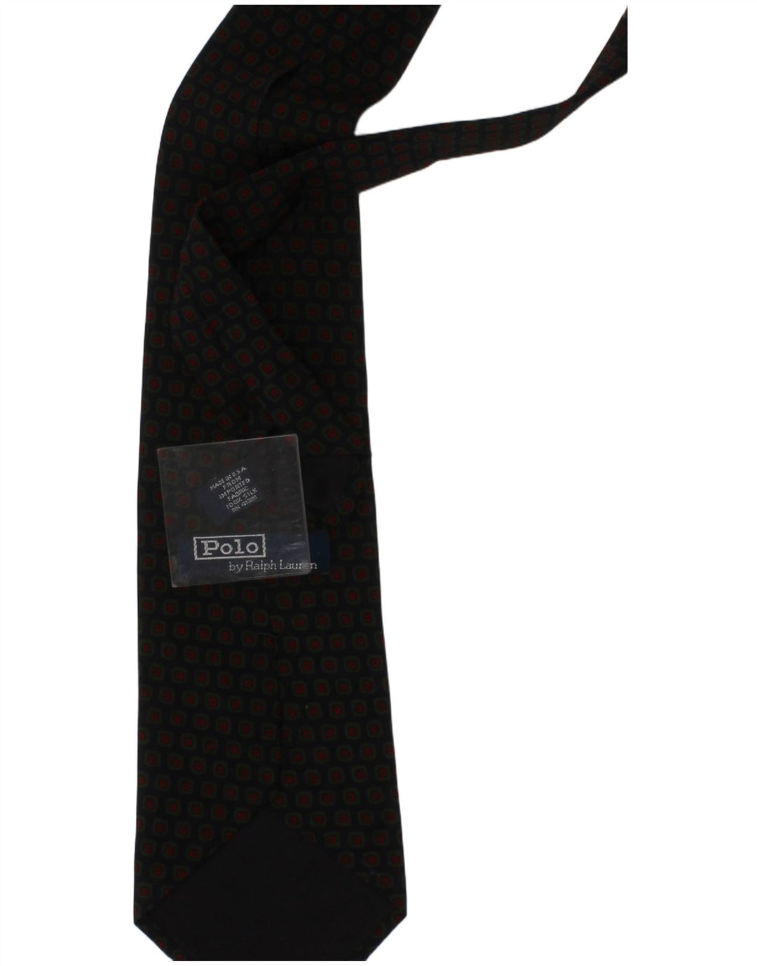 Ανδρική γραβάτα Polo Ralph Lauren One Size Navy Blue Geometric Silk Classic