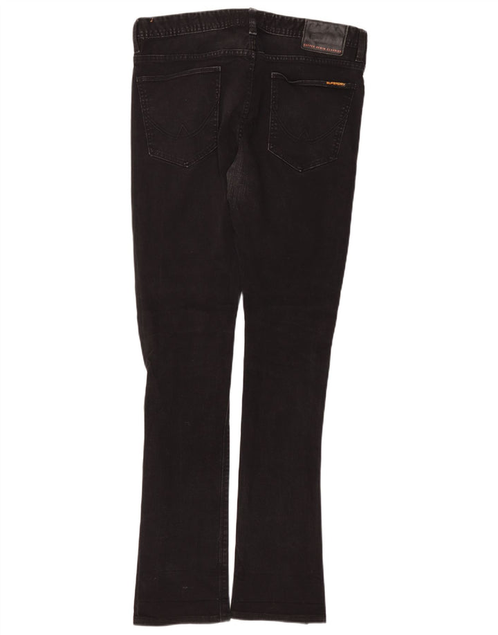 Ανδρικό Slim Jeans Superdry W34 L34 Μαύρο βαμβακερό