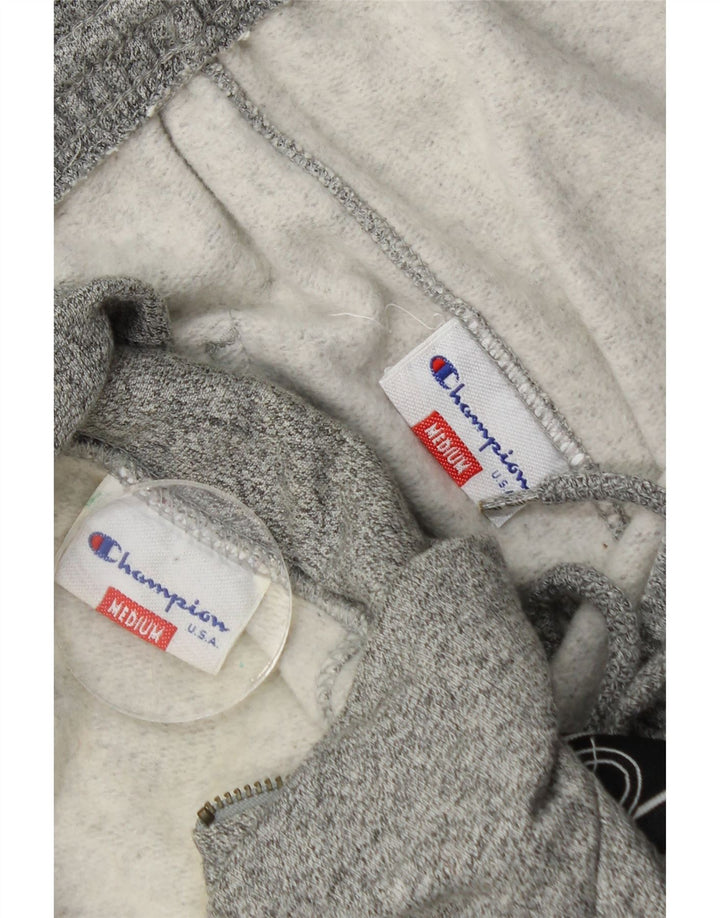 Ανδρική φόρμα Champion Graphic Full Flecked Βαμβακερή μεσαία γκρι