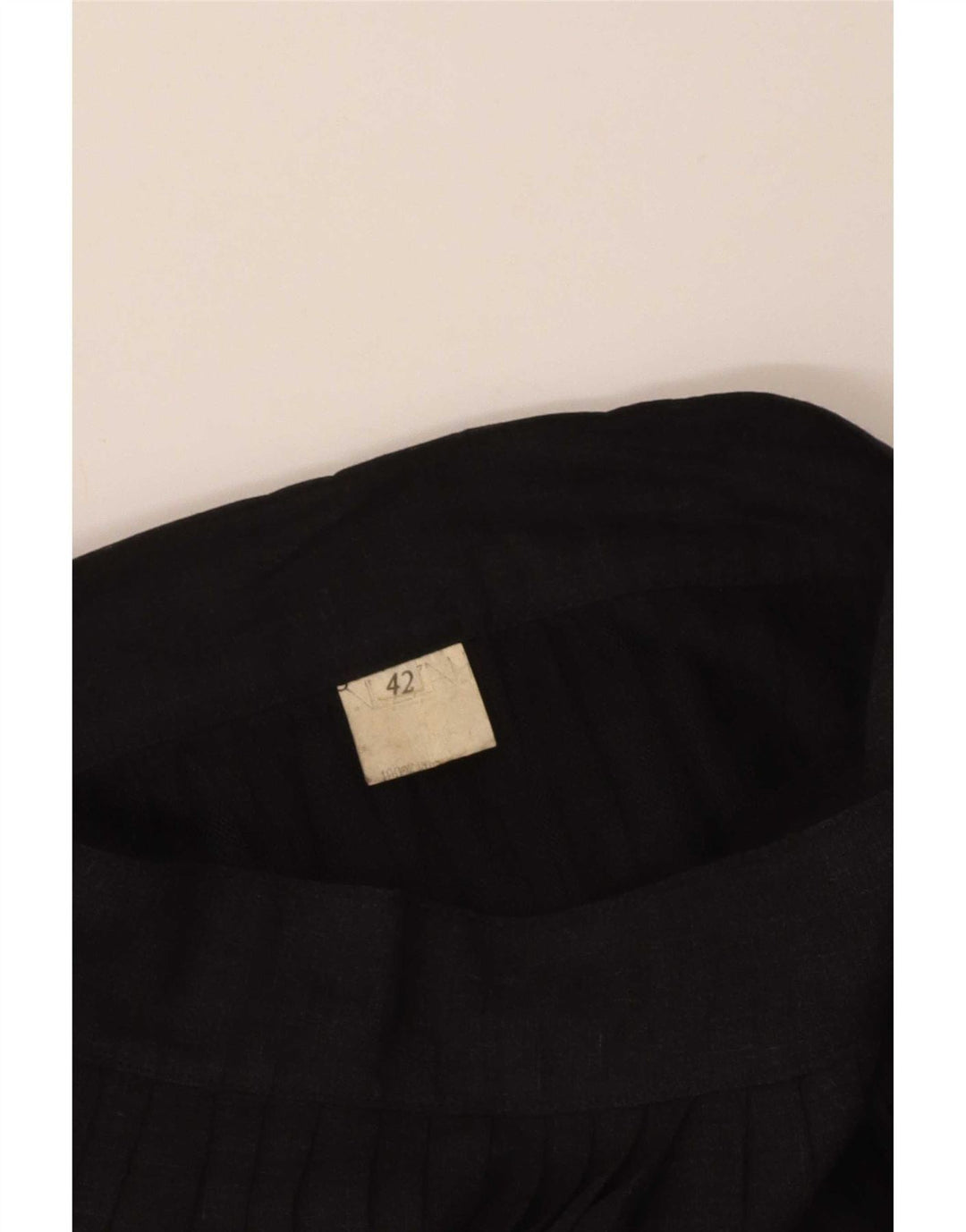 Vintage Γυναικεία Πλισέ Φούστα IT 42 Medium W26 Μαύρη