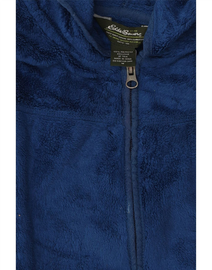 Γυναικείο φλις μπουφάν με κουκούλα Eddie Bauer UK 14 Medium Blue Polyester