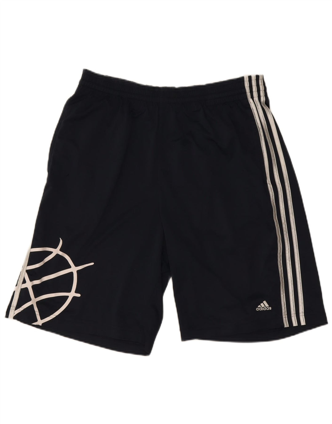 Ανδρικό γραφικό αθλητικό σορτς Adidas μεσαίο ναυτικό