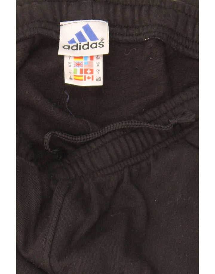 Ανδρική αθλητική φόρμα Adidas, μεσαίο μαύρο βαμβακερό