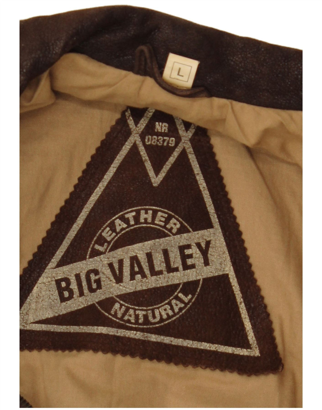 VINTAGE Ανδρικό Δερμάτινο Μπουφάν UK 40 Μεγάλο Καφέ Δερμάτινο