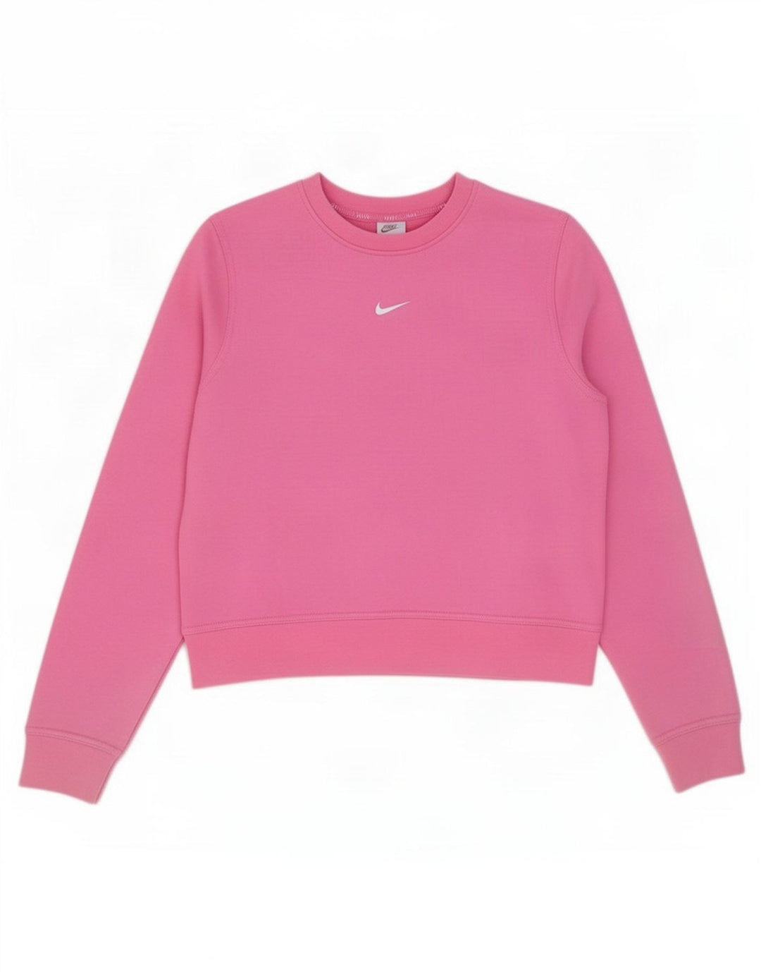 Nike γυναικεία μπλούζα μεγάλου μεγέθους Dri Fit Jumper UK 10 Small Pink Polyester