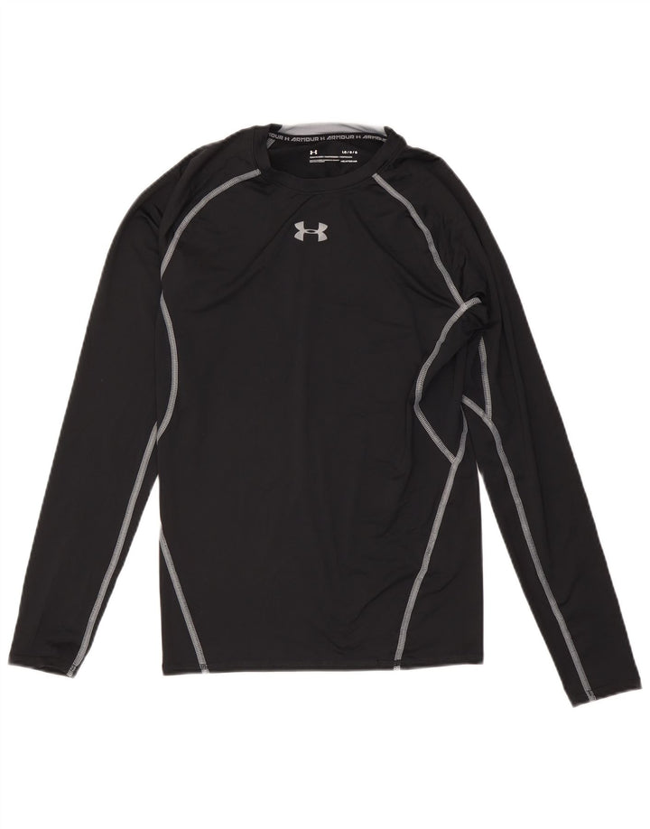 Under Armour Ανδρικό Heat Gear Top Μακρύ μανίκι μεγάλο μαύρο πολυεστέρα