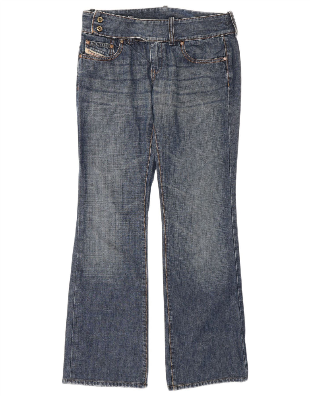 Diesel Γυναικείο Bootcut Jeans W27 L30 Μπλε βαμβακερό