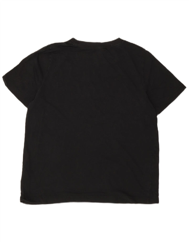 Ανδρικό T-Shirt Cos Top Μεσαίο μαύρο βαμβακερό