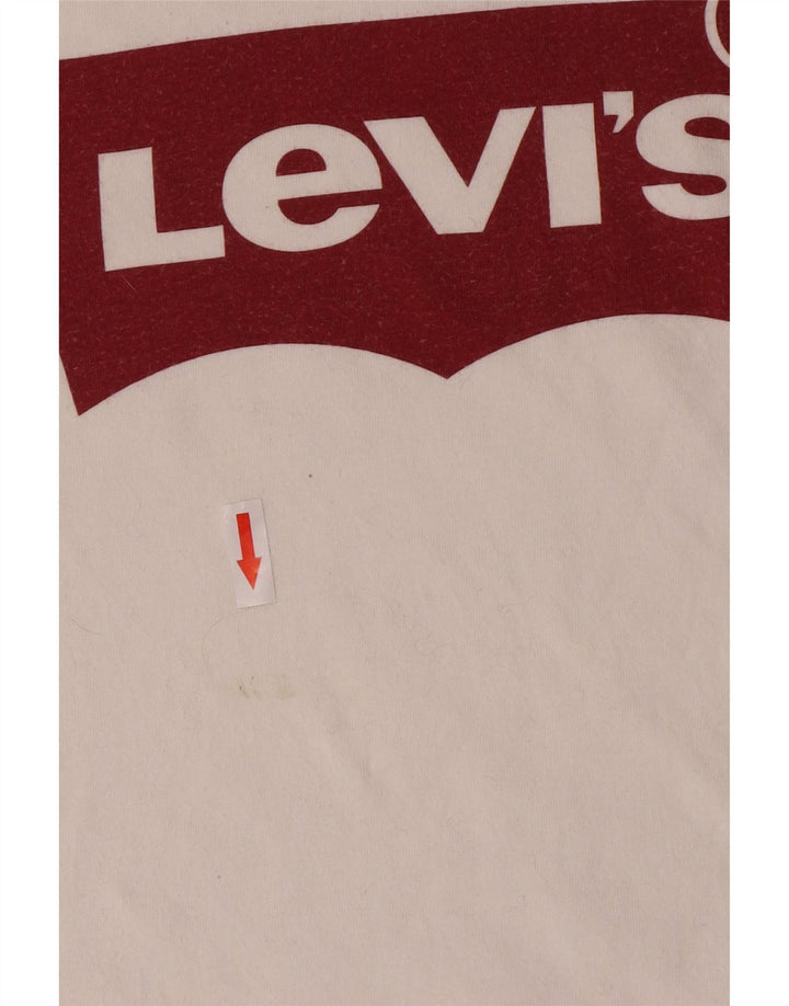 Ανδρικό γραφικό T-shirt Levi's Top Medium White