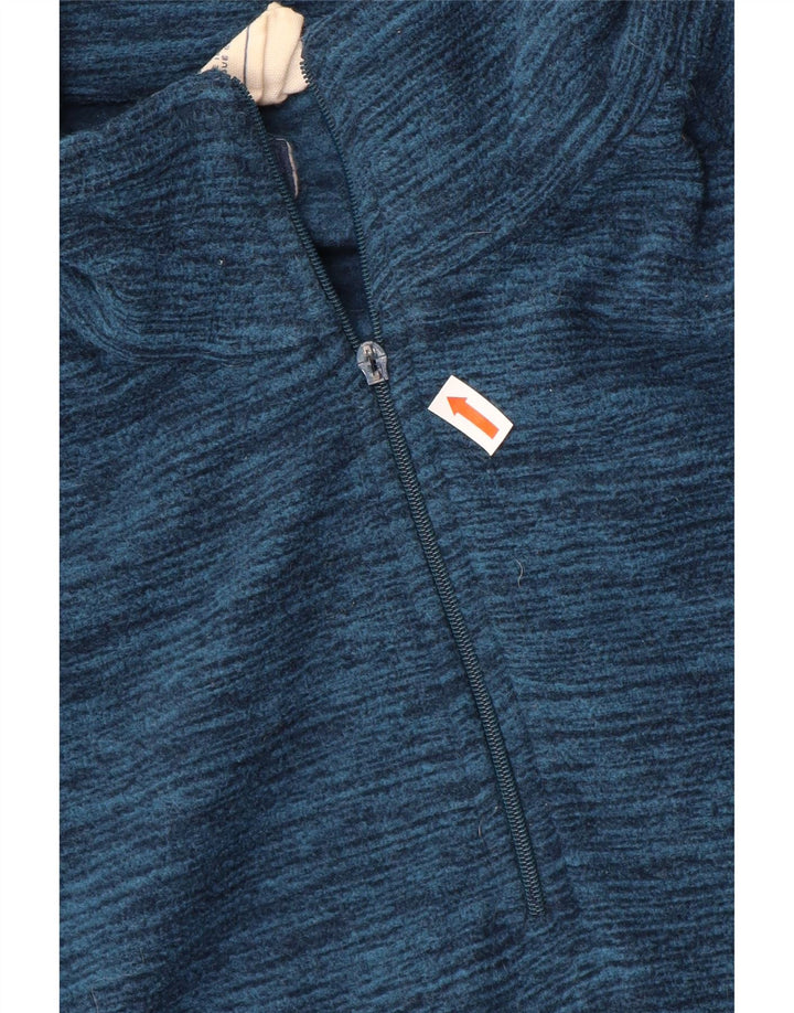 Ανδρική αποθήκη Mountain Warehouse με φερμουάρ Fleece Jumper Large Blue Flecked Polyester