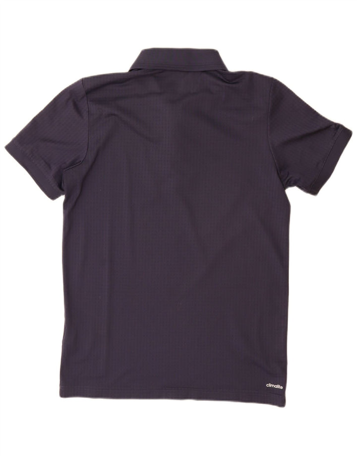 Ανδρικό πουκάμισο Adidas Climalite Polo Small Navy Blue Polyester