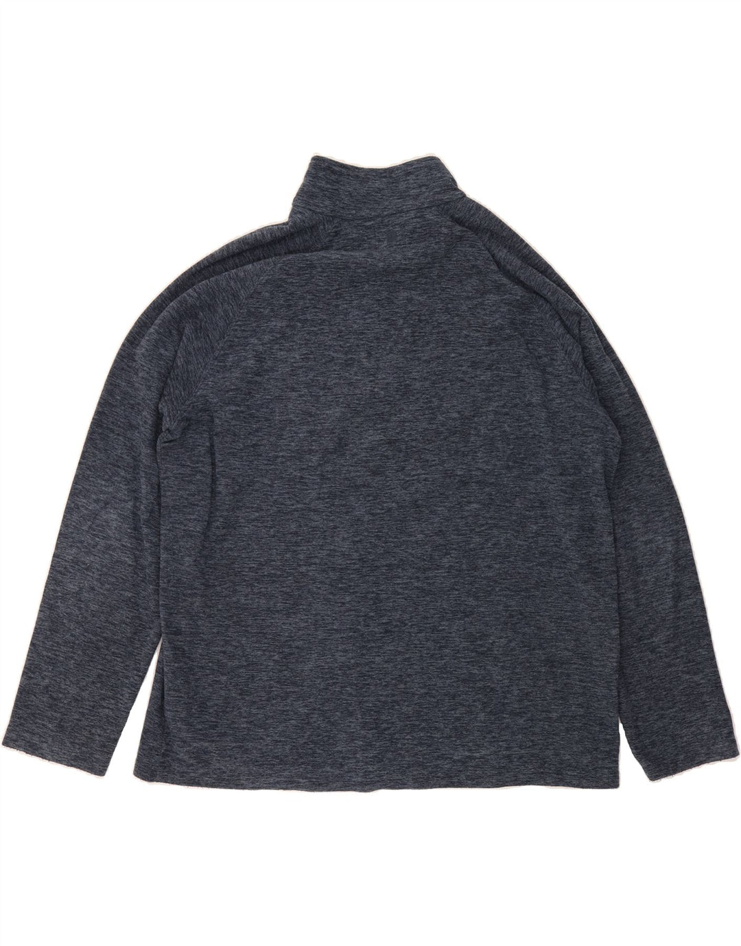 MOUNTAIN WAREHOUSE Mens Zip Neck Fleece Jumper 2XL Navy Blue Polyester Vintage Mountain Warehouse and Second-Hand Mountain Warehouse from Messina Hembry 