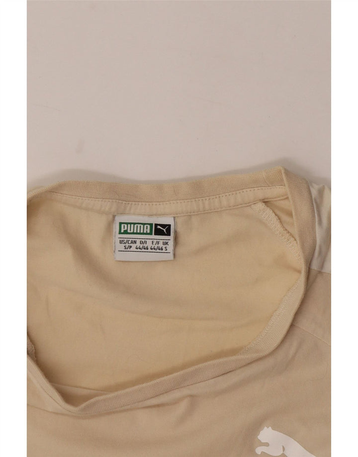 Ανδρικό T-Shirt Puma Top Small Beige Colourblock