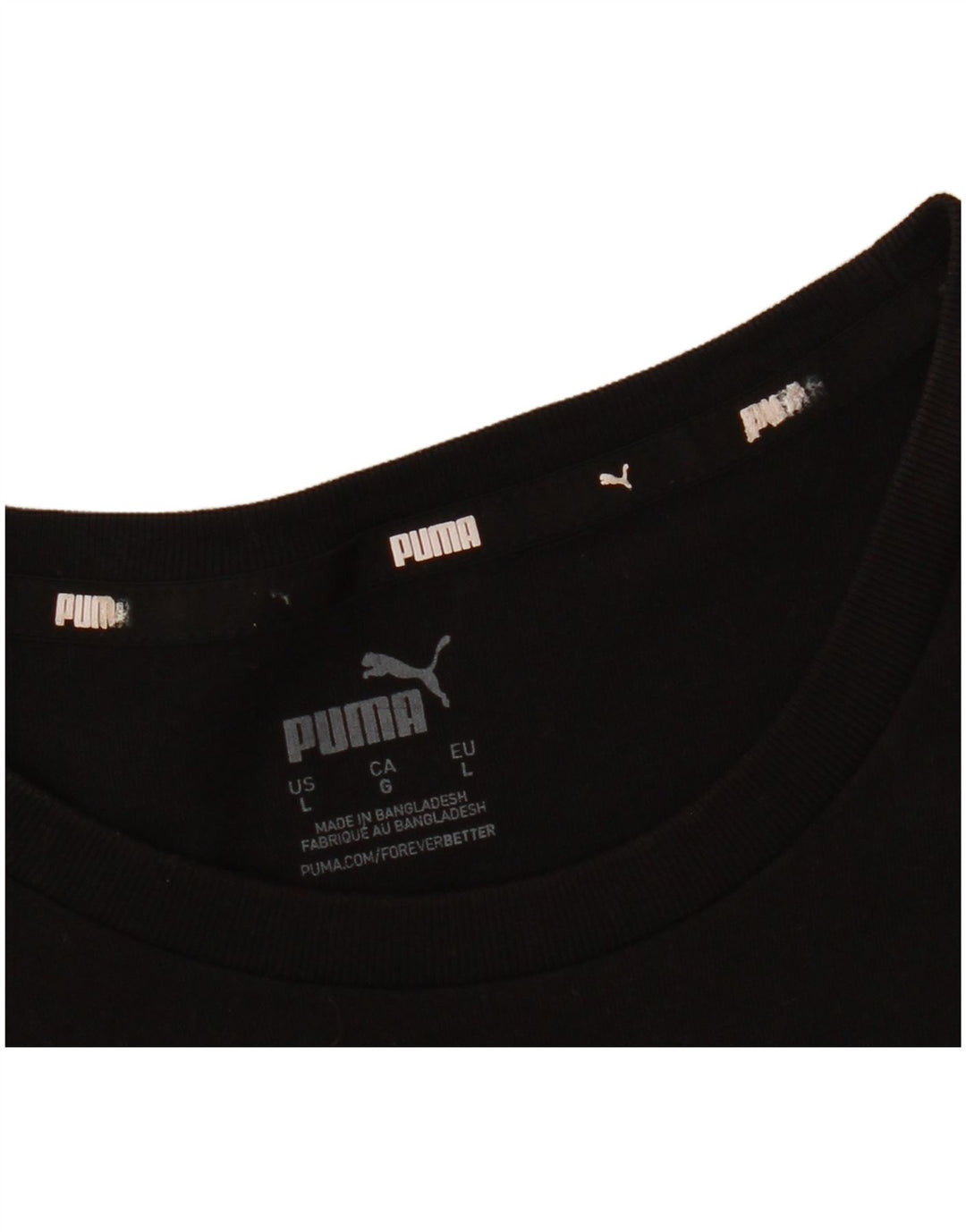 Ανδρικό γραφικό T-Shirt Puma Top Large Μαύρο