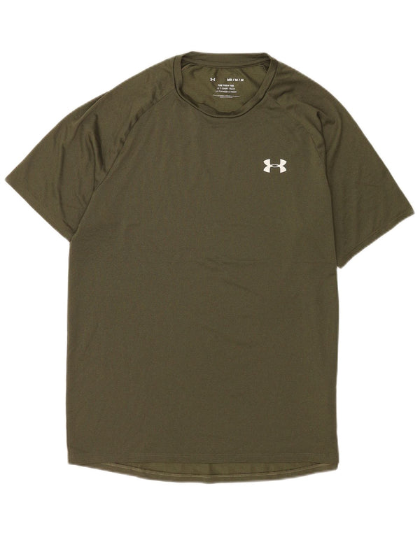 Under Armour Ανδρικό T-Shirt Top Medium Khaki Polyester