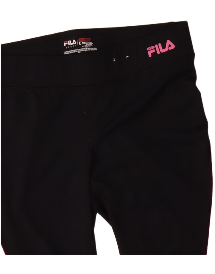 Γυναικείο αθλητικό σορτς FILA UK 10 Small Black Colourblock Πολυεστέρας