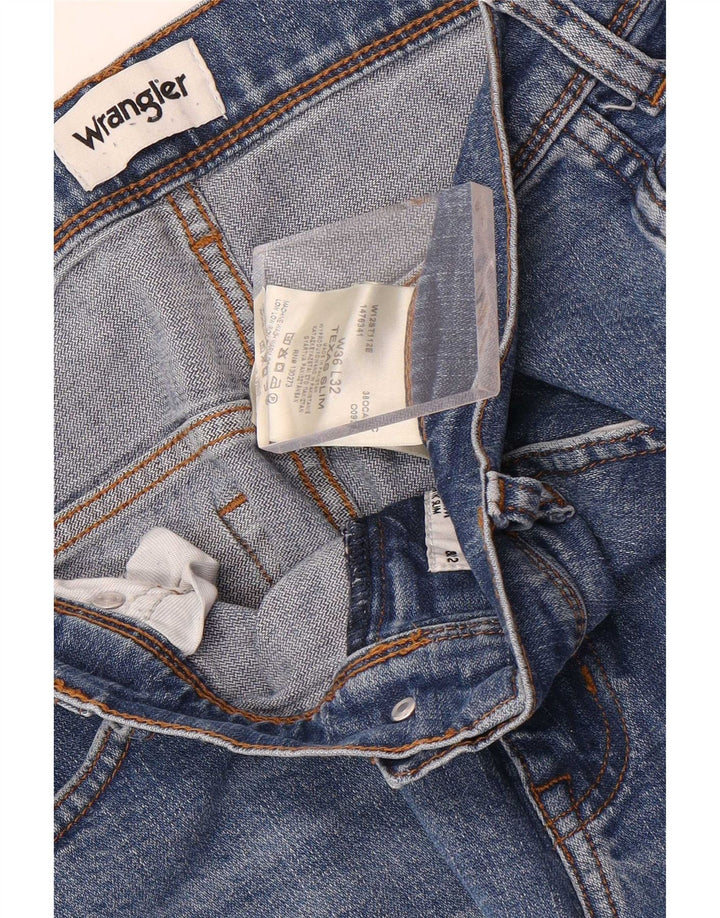 Wrangler Ανδρικό Texas Slim Jeans W36 L32 Μπλε βαμβακερό