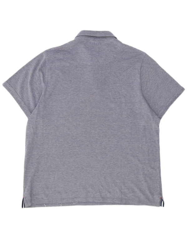 Joules Ανδρικό πουκάμισο Polo Slim Fit 2XL Navy Blue βαμβακερό