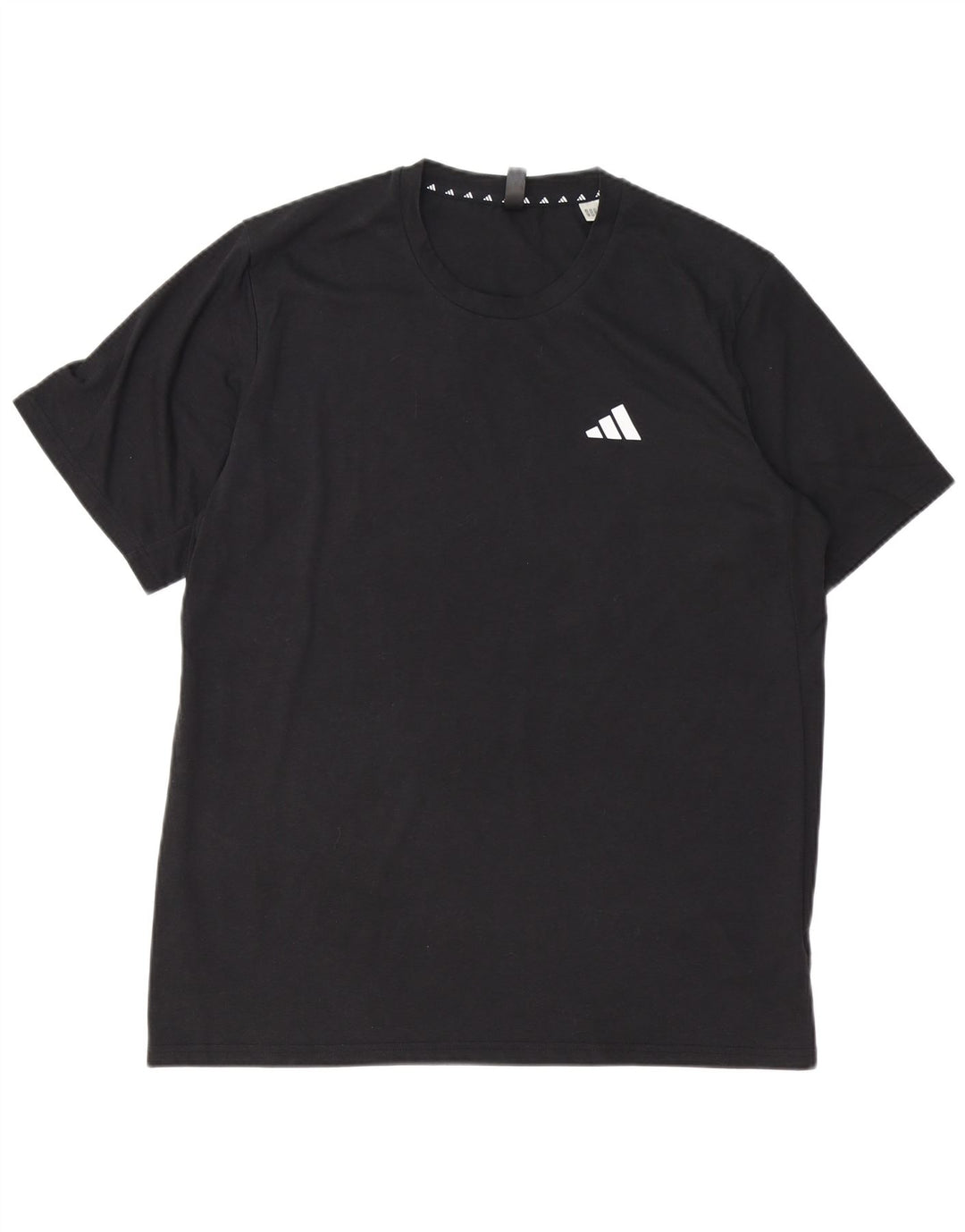 Ανδρικό T-Shirt Aeroready ADIDAS Top Large Μαύρο βαμβακερό