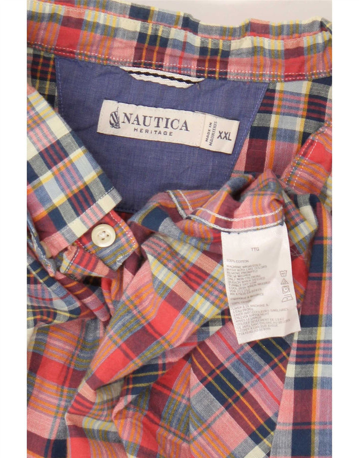 Ανδρικό πουκάμισο Nautica Heritage Flannel 2XL Πολύχρωμο βαμβακερό