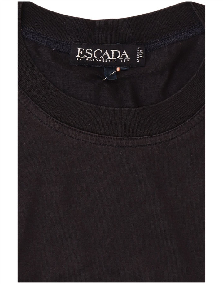Ανδρικό T-Shirt ESCADA Top Large Navy Blue από βαμβάκι