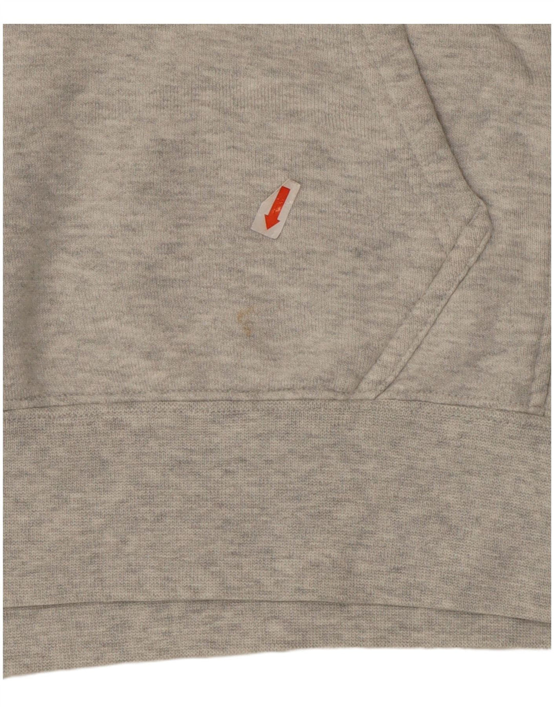 Γυναικεία Adidas Crop Hoodie Jumper UK 14 Medium Grey Cotton