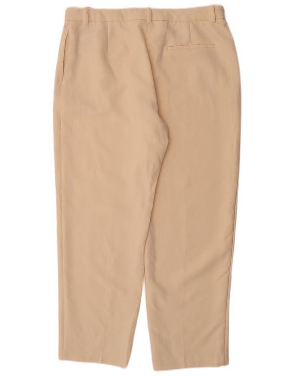 Marks & Spencer Γυναικείο κωνικό παντελόνι Chino UK 18 XL W36 L30 Beige