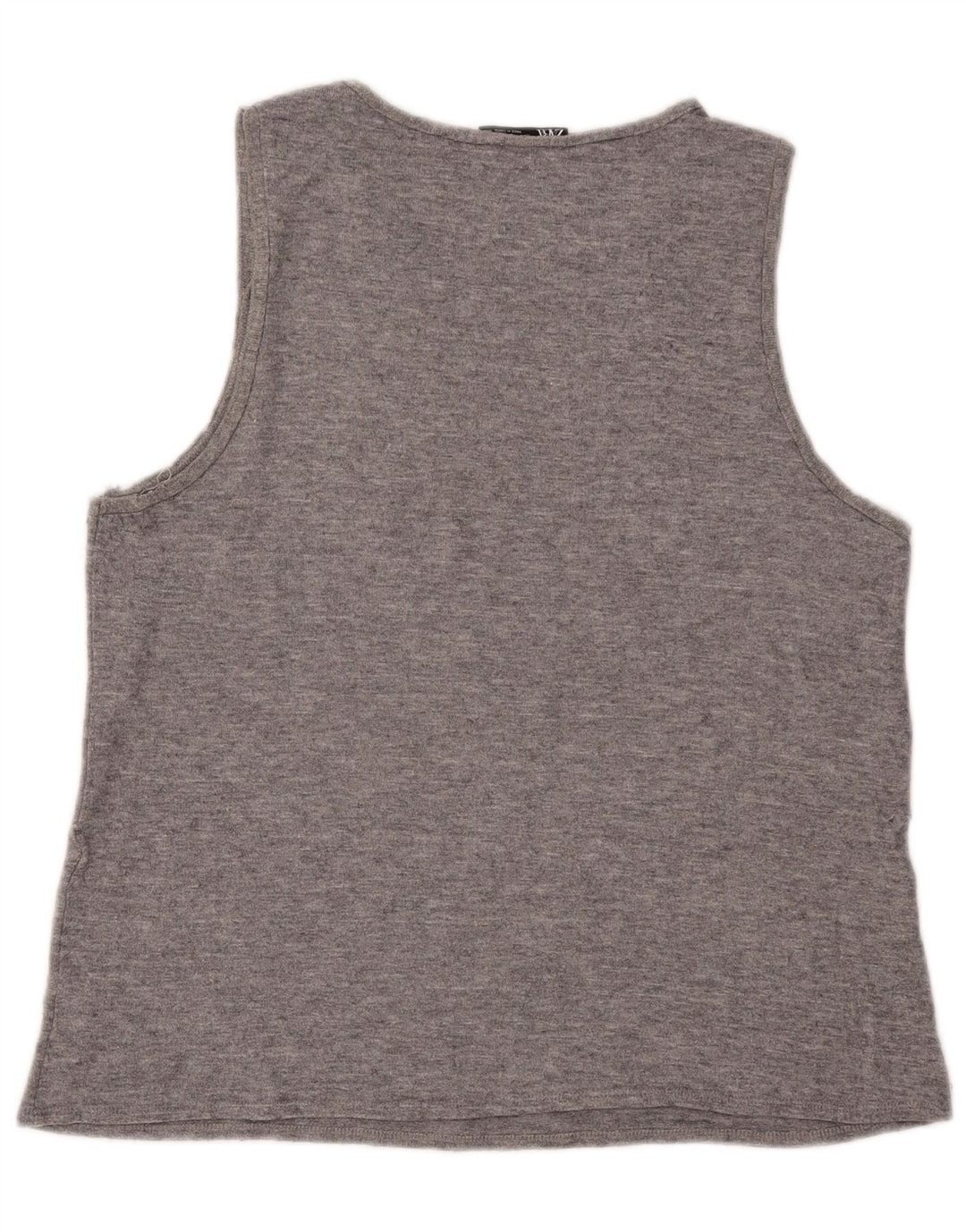 Zara Γυναικείο Γιλέκο Τοπ UK 16 Large Grey Fair Isle