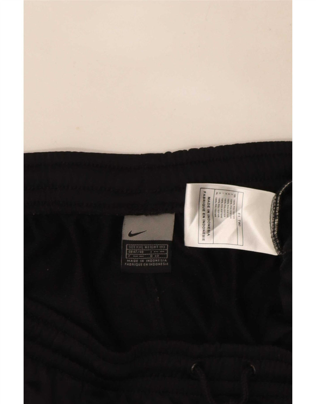 Ανδρική φόρμα Nike Παντελόνι UK 47/48 2XL Μαύρο πολυεστέρα