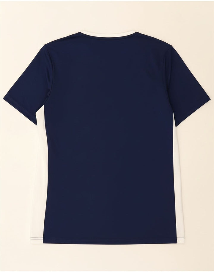 Adidas Ανδρικό T-Shirt Aeroready Top Medium Navy Blue Colorblock Πολυεστέρας