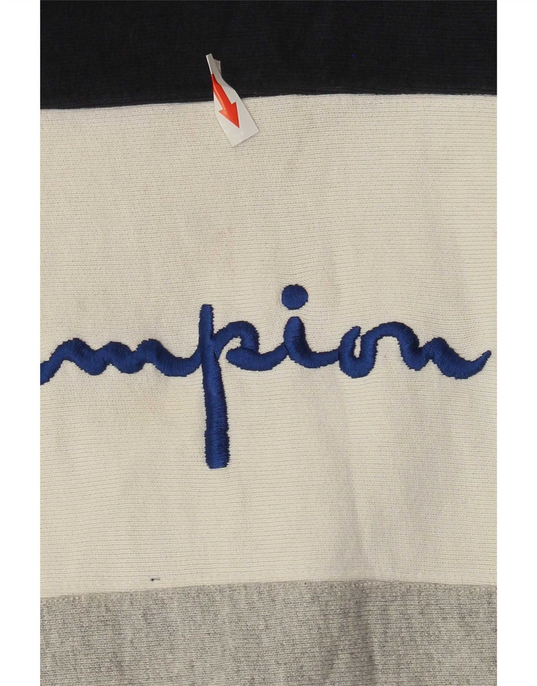 Champion Γυναικεία Γραφική Φούτερ Jumper UK 14 Medium Grey Colourblock