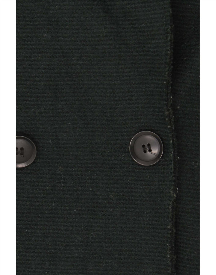 Zara Γυναικείο Παλτό με διπλό στήθος UK 10 Small Green