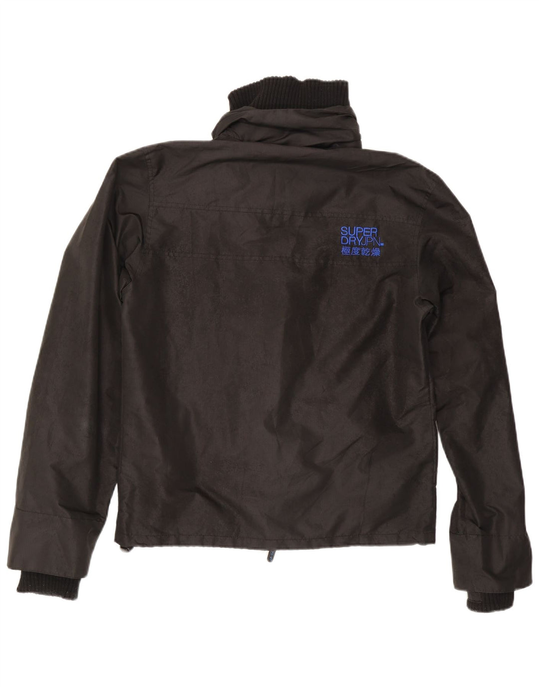 Superdry Γυναικείο Μπουφάν βροχής UK 14 Medium Μαύρο