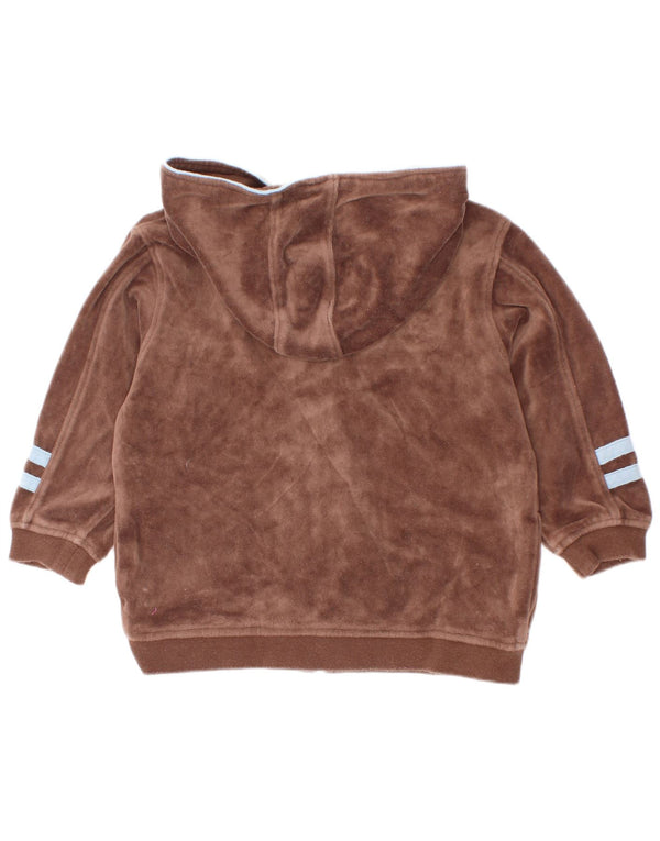 Πουλόβερ Puma Baby Boys Velor Zip Hoodie 18-24 μηνών καφέ χρώμα