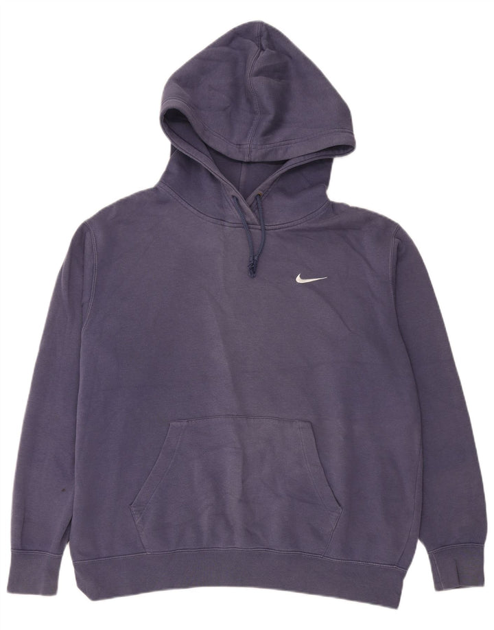 Ανδρικό μπλουζάκι με κουκούλα Nike Large Navy Blue Cotton