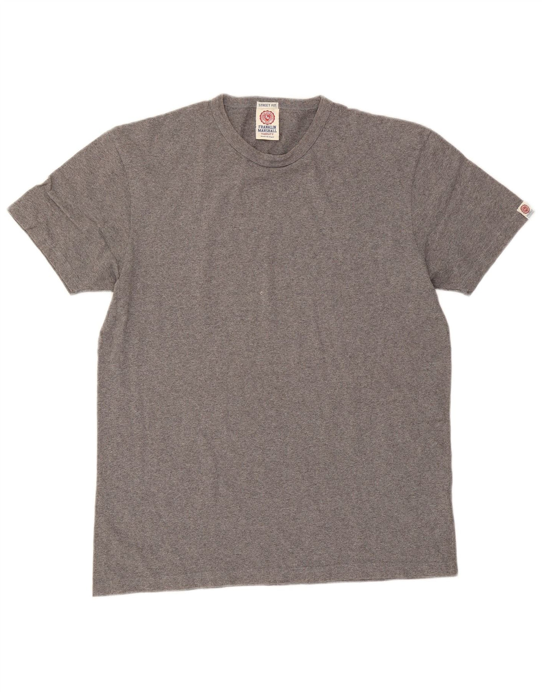 Ανδρικό T-Shirt Franklin & Marshall Top Μεσαίο γκρι βαμβακερό