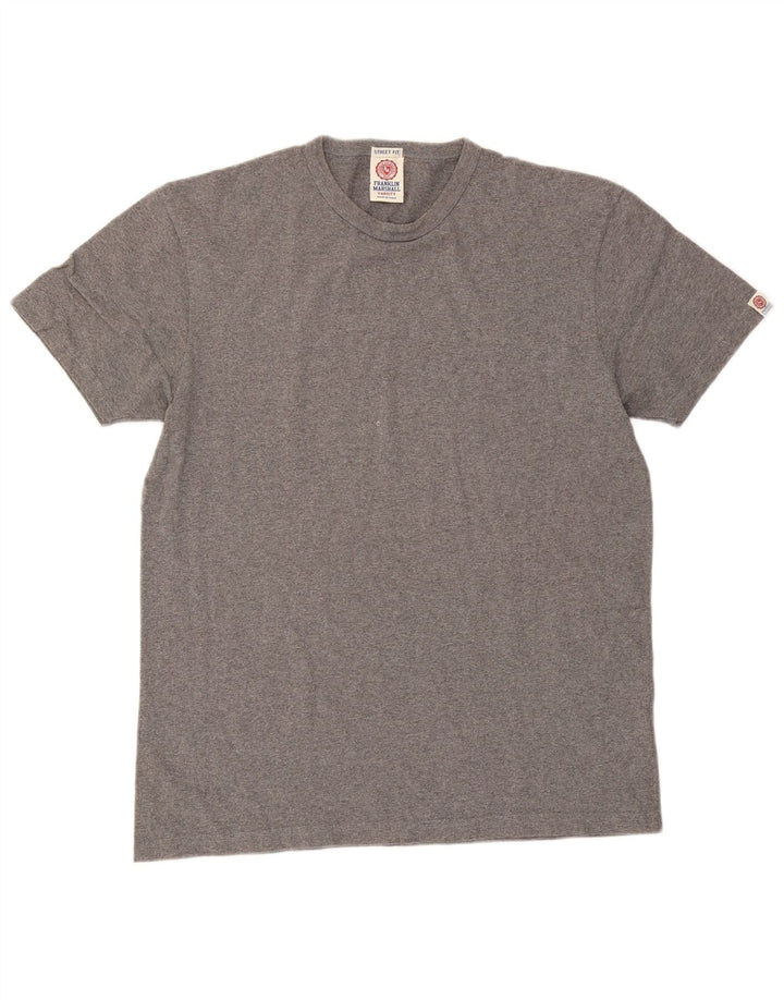 Ανδρικό T-Shirt Franklin & Marshall Top Μεσαίο γκρι βαμβακερό