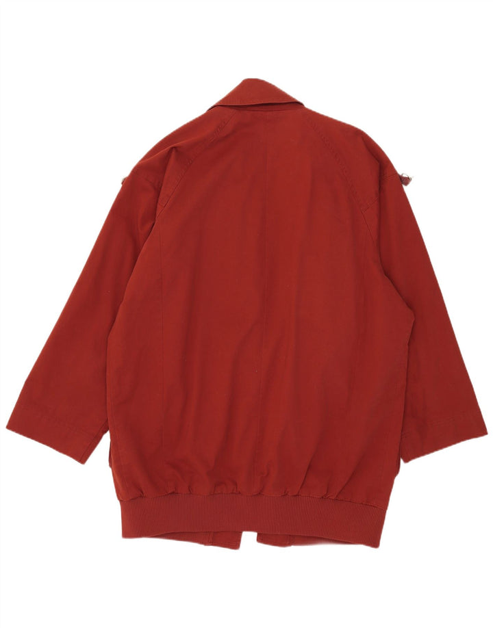 Dkny Γυναικείο Open Oversized Πανωφόρι UK 10 Small Red