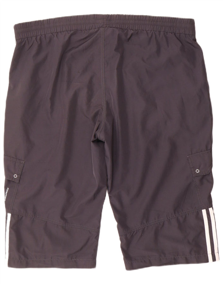 Γυναικείο αθλητικό σορτς Adidas UK 22 2XL Γκρι Πολυεστέρας