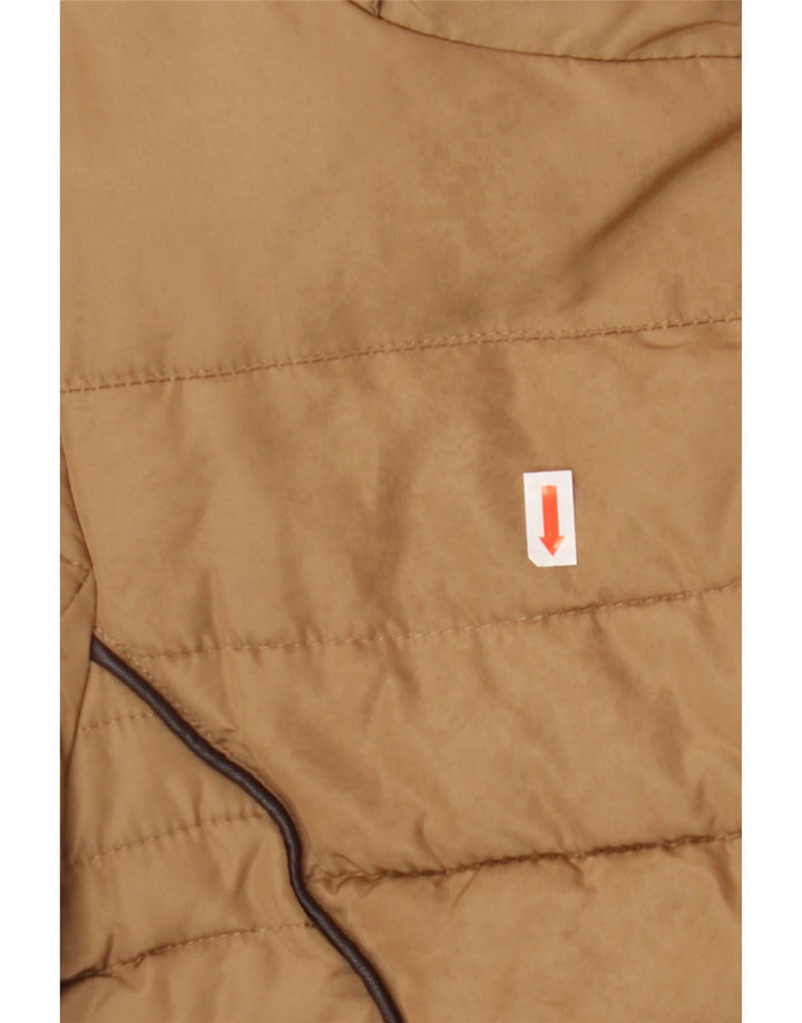 Zara Γυναικείο μπουφάν UK 16 Large Brown Πολυεστέρας