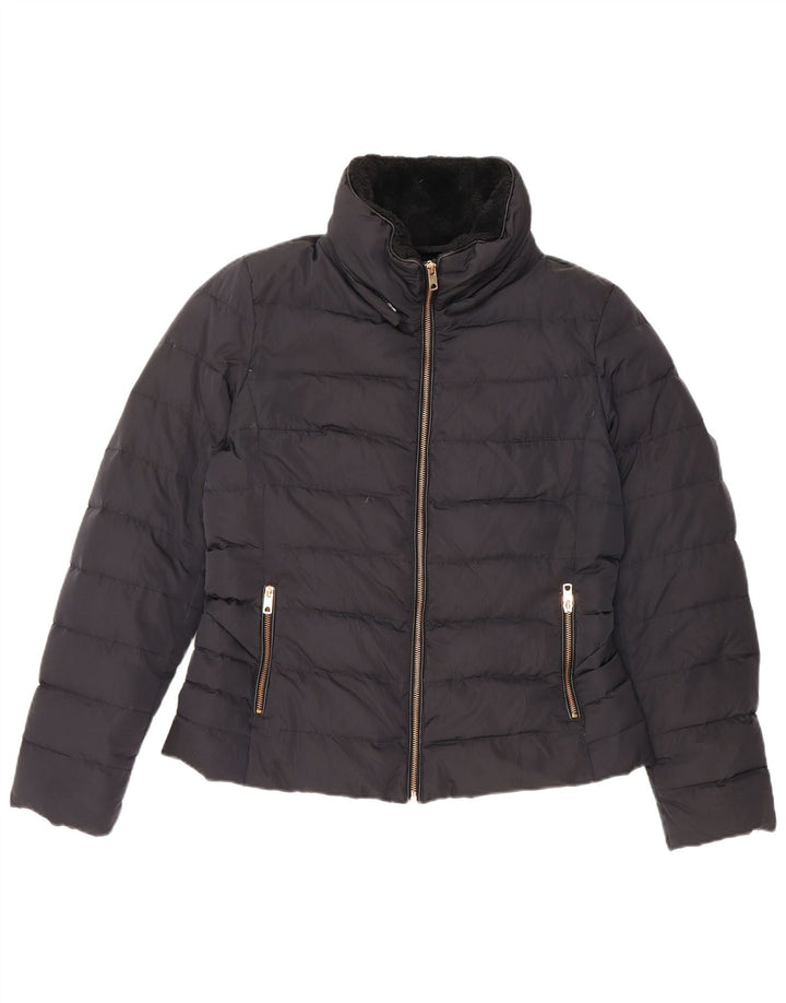 Zara Γυναικείο μπουφάν UK 14 Large Navy Blue