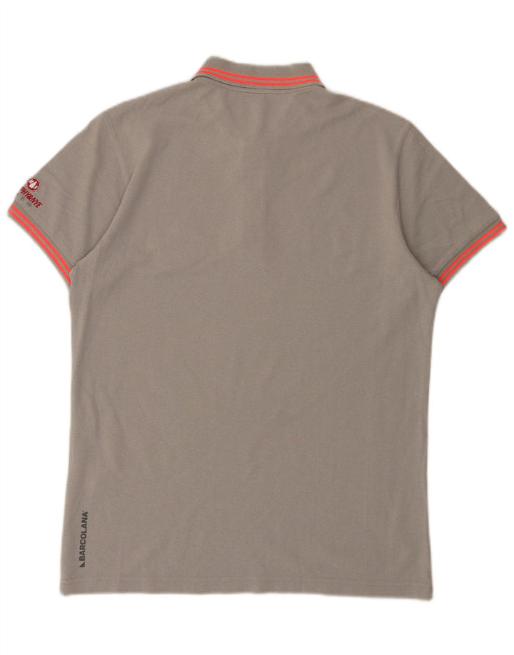 Ανδρικό μπλουζάκι πόλο Murphy & Nye XL Γκρι βαμβακερό