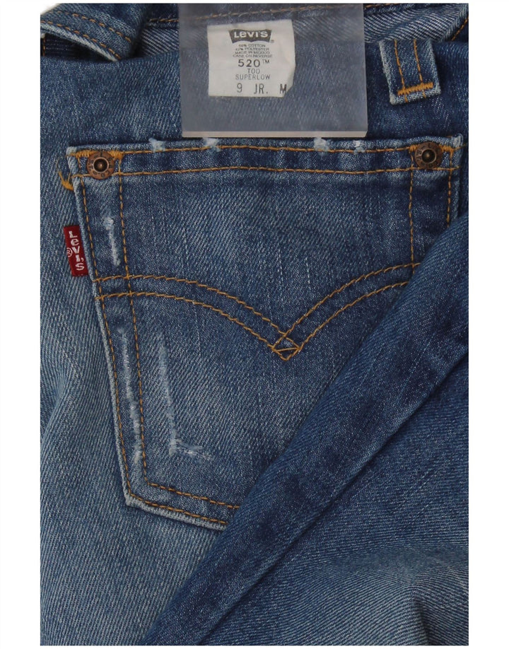 LEVI'S Γυναικείο τζιν 520 Super Low Bootcut Medium W30 L33 Μπλε βαμβακερό